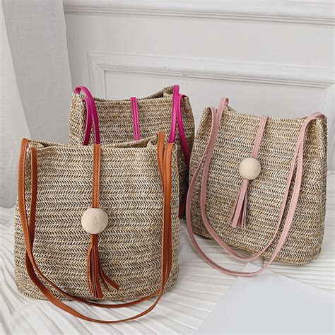 Women's Raffia Handbags + FREE SHIPPING .